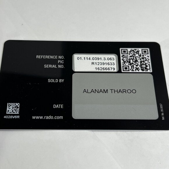 RADO Diaster Original Two Tone Day Date Quartz Unisex Watch Box Papers R12391633 - Picture 13 of 13